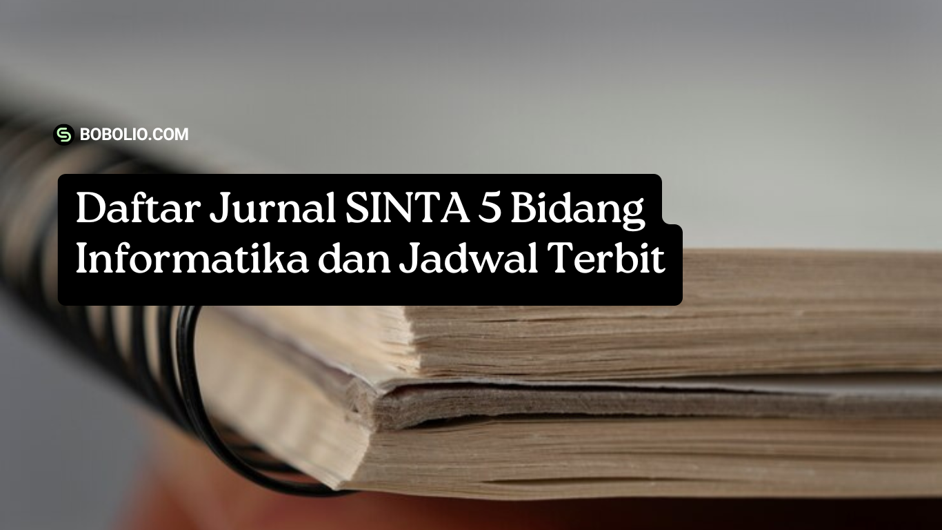 Jurnal SINTA 5 Bidang Informatika